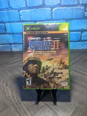 Conflict Desert Storm 2 II Back to Baghdad (Xbox, 2003) Game, Case, and Manual - Image 1 of 3