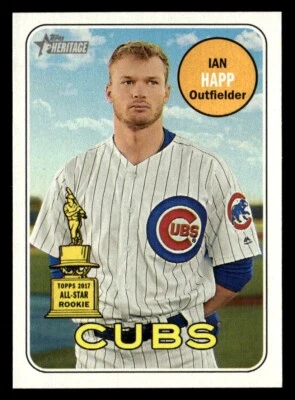 Ian Happ 2018 Topps Heritage Card #63 Chicago Cubs - Image 1 of 2