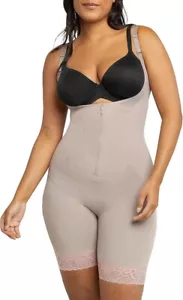 MAIDENFORM Open Bust Romper Size L Ultra Sculpts Ultra Firm Control Rear Lift - Picture 1 of 11