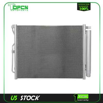 Aluminum AC Condenser Fits 2011-2014 Hyundai Sonata 2011 2012-2015 Kia Optima - Image 1 of 4