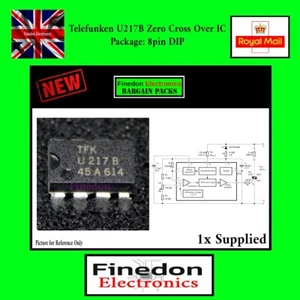 Telefunken U217B Zero Cross Over Switch Detector IC DIP-8 - Picture 1 of 3