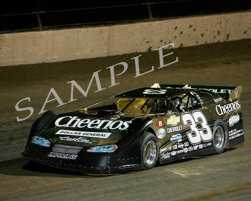 FOTO BRILLANTE CLINT BOWYER #33 CHEERIOS DORADO MODELO TARDÍO COCHE 8X10 #3G7 Foto 1 de 1