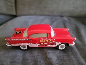 Majorette Music Traffic Jammers Red 1957 Chevy 1/32 Scale