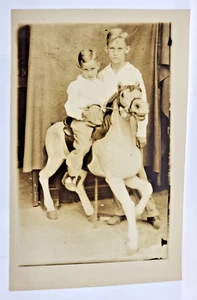 Vintage Postcard RPPC Portrait of Brothers - Bild 1 von 2