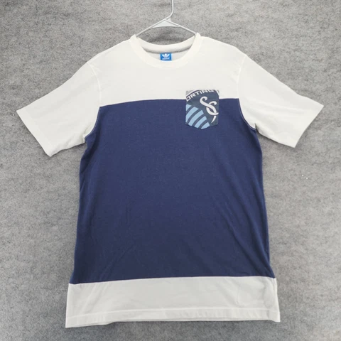 Sporting Kansas City Shirt Mens Medium SKC MLS Adidas Soccer Cover