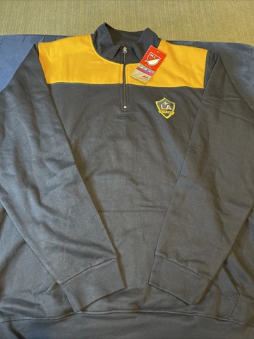 Los Angeles Galaxy Majestic Women's 1/4-Zip Pullover Jacket 4XL NEW w/tags 4X Cover