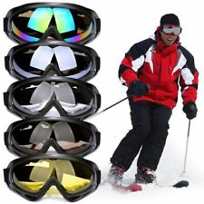 Mens Winter Snow Ski Goggles Anti-fog Lens UV Snowboard Snowmobile Motorcycle