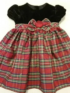 Adorable Holiday infant dress by YOUNGLAND size 18Mm - Picture 1 of 7
