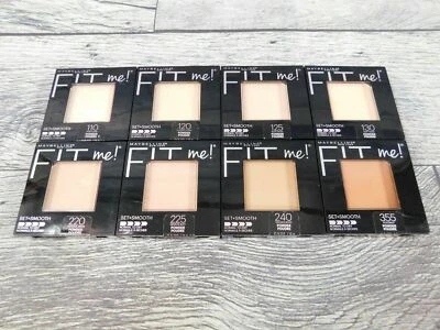 Maybelline New York Fit Me! Set + Smooth Pressed Powder 0.3 Oz. Choose Shade! - Image 1 of 2