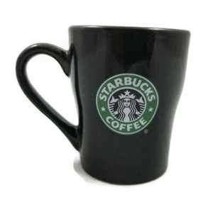 Starbucks Black Coffee Mug Tasse mit Meerjungfrau Logo 8oz 2008 - Bild 1 von 3