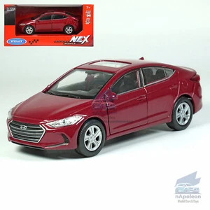 1:40 Hyundai Elantra Model Car Alloy Diecast Toy Vehicle Collection Kid Gift Red - Picture 1 of 12