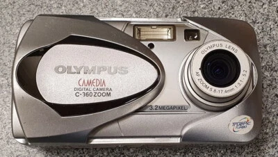 Olympus Camedia 360 Zoom 3,2MP 3x Zoom Digital Camera Olympus Lens AF Zoom - Bild 1 von 4