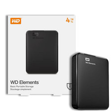 HARD DISK ESTERNO 2,5 USB 3.0 4TB 4000GB WESTERN DIGITAL ELEMENTS WD