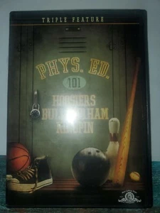 3 Sports Movies HOOSIERS BULL DURHAM KINGPIN Gene Hackman Kevin Costner 3-Disc - Picture 1 of 1