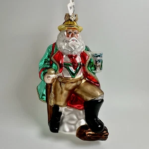 Kurt Adler Bayerische Weihnachtswelt mundgeblasen Glas Weihnachtsschmuck Oktoberfest - Bild 1 von 13