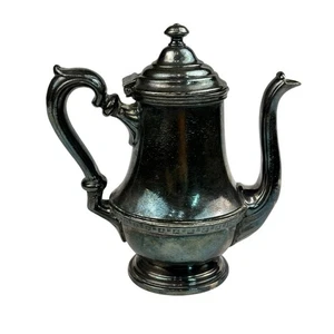 VTG International Silver 10 oz Small Teapot Coffee Pot Mayfair Hotel St Louis - Picture 1 of 23