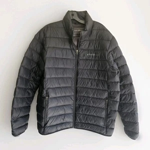 Eddie Bauer Puffer Microlight Down EB650 Jacket Men’s Large Black - Picture 1 of 6