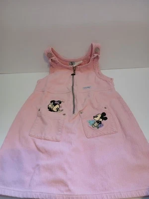 Vintage 90s Minnie Mouse Mickey Mouse Pink Dress Mickey & Co Disney Sz L 6x - Image 1 of 4