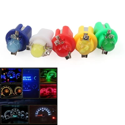 T5 B8.5D 5050 1SMD LED Car Instrument Panel Dashboard Dash Gauge Light Bulbs - Image 1 of 4