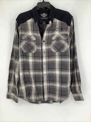 Harley Davidson Button Down Long Sleeve Shirt Size Large R43 - Image 1 of 4