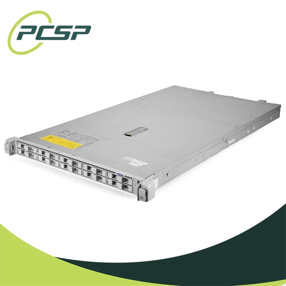 CISCO UCS C220 M5 Server 2x 6144 3.5GHZ 384GB Ram 16C 4x 256GB SSD 2x 300GB SAS - Image 1 of 4