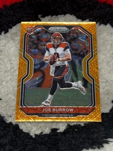 2020 Panini Prizm Joe Burrow Rookie Card RC Orange Lazer #307 Cincinnati Bengals - Bild 1 von 2