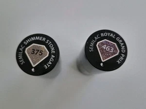 2x Semilac Nagellack, UV LED, 7,5 ml, Glitzer - Bild 1 von 9