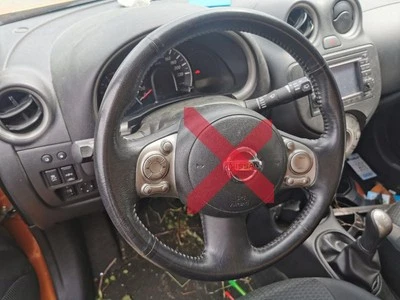 Nissan Micra K13 Lenkrad Leder Lederlenkrad Multifunktion ohne Modul TEXT - Bild 1 von 4