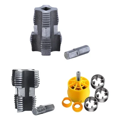 PVC Thread Maker Tool for Electric Drill Plastic Pipe Tap Die Set Pipe Threader - Image 1 of 4