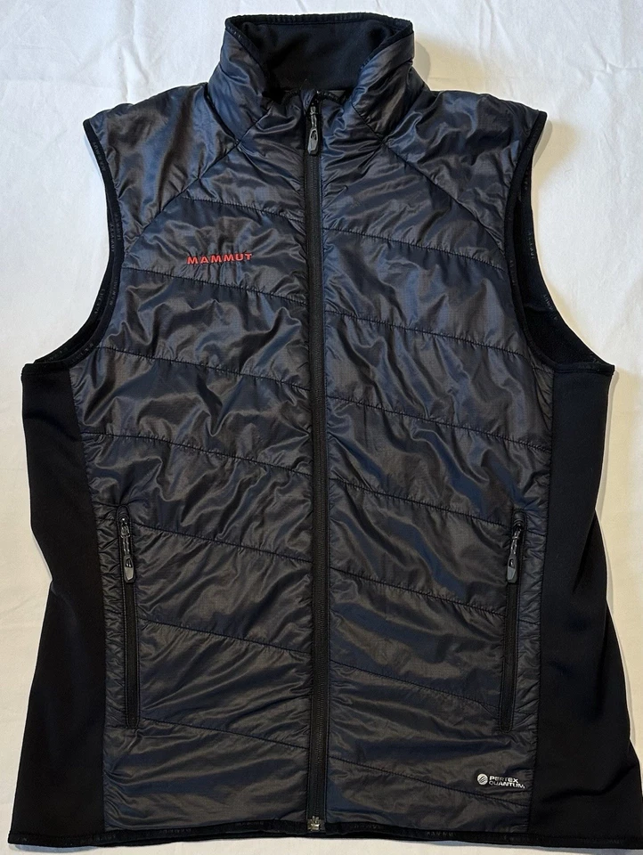 Mammut Vest Mens L Black Polartec Alpha Lightweight Softshell Zip Jacket - Image 1 of 4