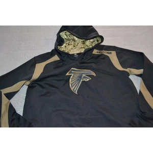 NFL Team Apparel Hoodie Size Large Boys Atlanta Falcons Salute Service Military  - Picture 1 of 6