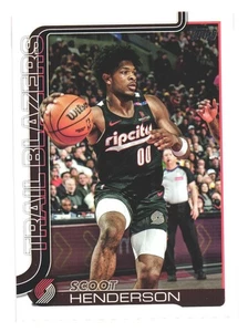 2025-26 Topps NBA Flagship Basketball Portland Trail Blazers Scoot Henderson - Picture 1 of 2