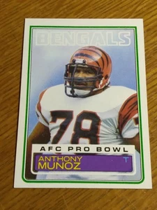 1983 Topps Football # 240 Cincinnati Bengals OT Anthony Munoz Ex-NrMt - Picture 1 of 2