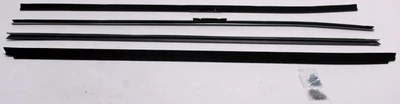 Window Sweeps Weatherstrip for 1977-1979 Oldsmobile Delta 88 Coupe Black Front - Image 1 of 4