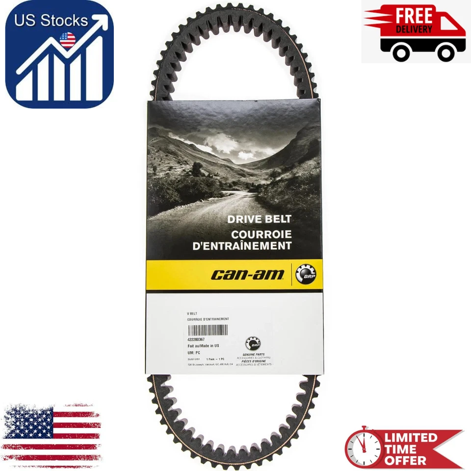 Correa de transmisión de embrague Can-Am 422280367 2013-2020 Maverick Commander Max 1000R DPS Foto 1 de 1