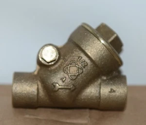 Unbranded S413YLF 1/2 Inch Sweat Female Lead Free Swing Check Valve - Picture 1 of 3