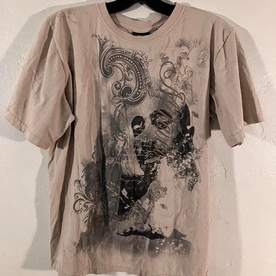 Camiseta de Colección Y2K Mahaveli Estampado de Calavera Cuello Redondo Foto 1 de 4