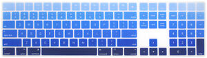 For Apple Magic Keyboard A1843 w Numeric Pad US English keyboard Skin Cover Mult