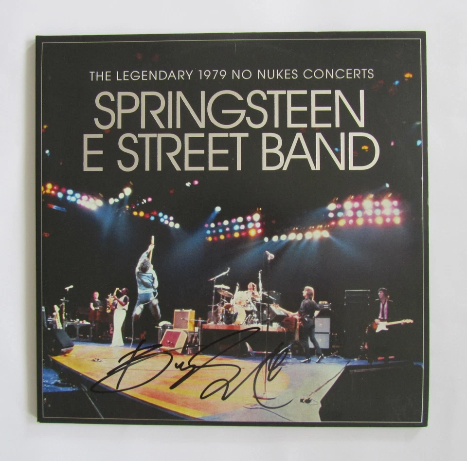 Bruce Springsteen u.a. Autogramm signiert signed 2LP Vinyl No Nukes Concerts - Bild 1 von 2