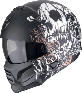 CASCO HELM MOTO 22.06 SCORPION EXO COMBAT II GENESIS MATT TG XL - Bild 1 von 3
