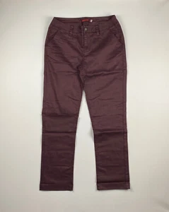 Gramicci Japan Women's Boyfriend Chino UK 8 Deep Burgundy New RRP £70 - Picture 1 of 8