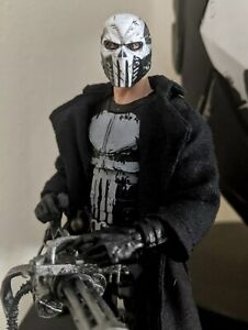 Custom head cast for 6in figure 1:12 Punisher Helmet Fits Marvel Legend  Mezco
