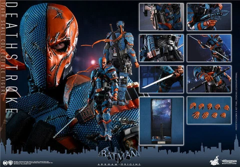 New Hot Toys VGM30 Batman: Arkham Origins 1/6 Deathstroke Figure Gift Cover
