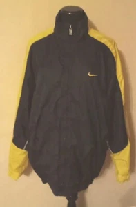 Nike Mens Windbreaker Size XLarge RN56323 CA 05553 Black/Yellow Used (VC) - Picture 1 of 10