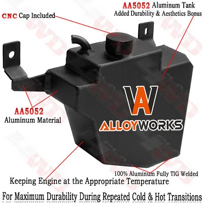 Depósito de desbordamiento de refrigerante para 1995-1998 96 97 Nissan 240sx Silvia S14 S15 Foto 1 de 4