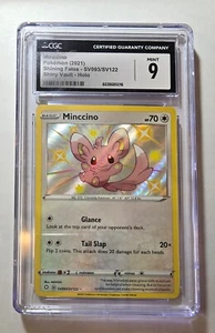 Minccino SV093/SV122 Shining Fates: Shiny Vault Holo CGC Mint 9 - Picture 1 of 3