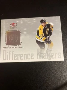 2005-06 Fleer Ultra Hockey Difference Maker #DM-8 Patrice Bergeron Boston Bruins - Picture 1 of 2