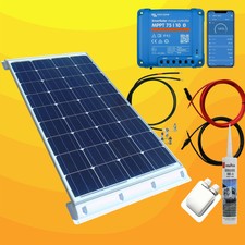 100Watt Wohnmobil Solaranlage mit Victron Laderegler und Bluetooth smart Dongle