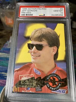 Jeff Gordon 1995 Action Packed Preview PSA 10 Pop 4 SCARCE!!! HOF DOMINE - Image 1 of 3