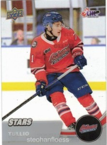 2021-22 Upper Deck CHL Clear Cut #336 Ty Tyler Tullio Edmonton Oilers